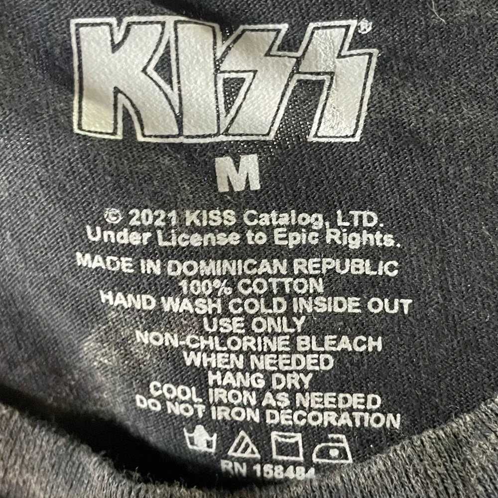 Kiss Kids T-Shirt - Black with Red and Yellow Logo